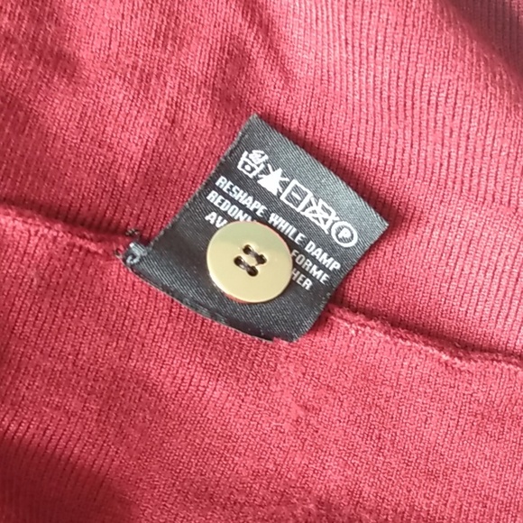 Le Chateau dark red knit dress US S - Picture 3 of 7